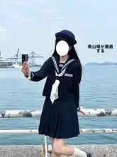 JK制服スカート【基本款 ・夏用・半袖・百褶裙・学院風】（セットアップ対応）