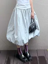小柄なペアシェイプのハイウエストフレアスカート【春秋用・デザイン性あり】（セットアップ対応）
