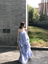 美しいレースキャミソール付きドレス【多層ケーキデザイン・春用・女性用】