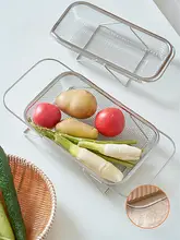 伸縮式ステンレス製シンク用水切りバスケット【キッチンシンク用・洗浄用・収納ラック】