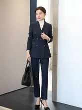 秋冬用深灰色スーツジャケット【ビジネス会議・面接対応・小脚パンツ・洗練されたデザイン】（セットアップ対応）