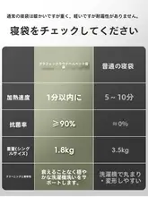 BSWolf 防寒対策に最適！石墨烯使用の大人用スリーピングバッグ【冬季用・アウトドア・オフィスお昼寝対応】