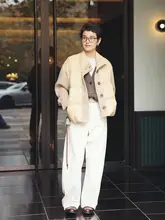 MsDidion エルボーデニムパンツ【カナダ・アメリカインポート・ストレッチコットン・秋冬用】