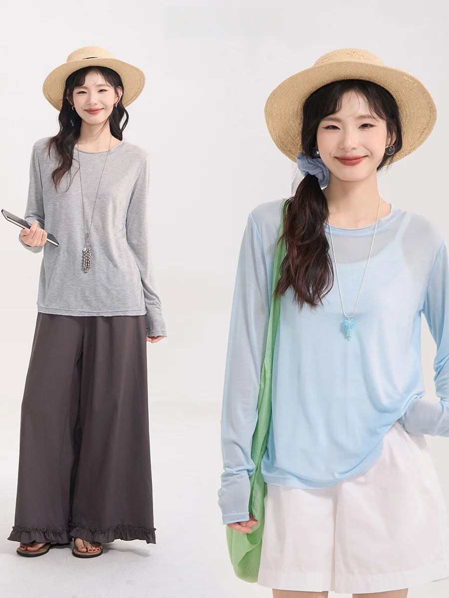 UVカットパーカー 顔まで どんな感じ？  通勤シーンで活躍する星空デザインの長袖Tシャツがおすすめ！