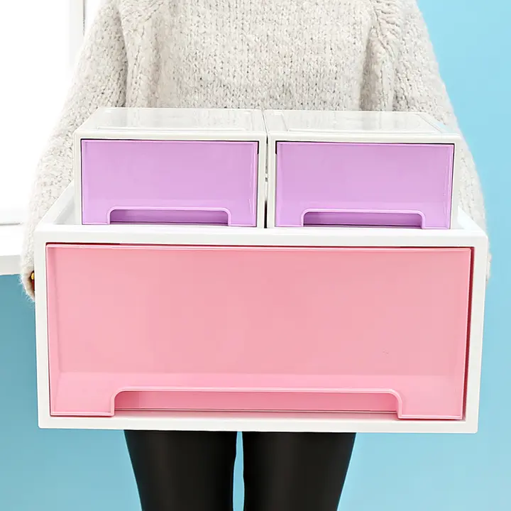 収納ボックス 大型 大人/子供 衣服/おもちゃ/整理キャビネット プラスチック/厚手/引き出し式 便利