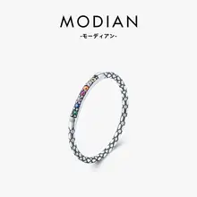 s925純銀製 レトロ彫刻デザイン リング【シンプル・カラフル】