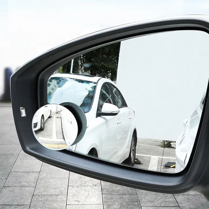 UGREEN 車用バックミラー用小型円形ミラー【死角補助・広角・防水・曇り防止】
