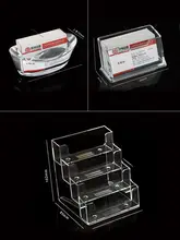 展示会ファッションプラスチック多層名刺ボックス