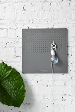 oroliving 穴あけ不要 ドリルボード用収納ラック【ウォールシェルフ・フック・デスク整理用】