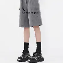 厚底デザイン・黒いスクエアトゥのレディースデビーシューズ【スプリング装飾】
