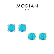 MODIAN 925純銀オーストラリアオパールピアス【軽量・日常使い・イヤリング】