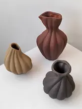 アートデザイン陶器花瓶【多形状・高級感・インテリア装飾用】