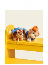 かわいいデザインの犬型ぬいぐるみチャーム【バッグ用・装飾用】