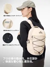 軽量の防水加工リュックサック【男女兼用・登山やサイクリングに最適・コンパクトデザイン】