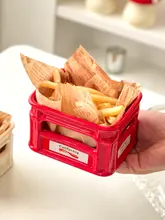 陶器のボウル スナックボウル フルーツボウル スナックバスケット ポップコーン 照り焼きチキン フライドポテト 可愛い 創造的