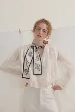 猫科動物デザインのサテンストール【桑蚕丝・首に巻ける】