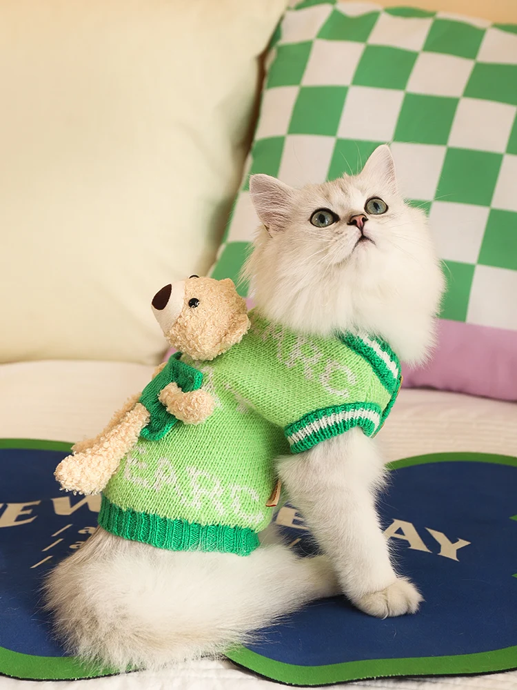 秋用猫服【防毛・暖かい・ポケット付き】：秋冬季节猫の保暖与外出便利性解决方案