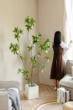 大型インドアフェイクグリーン植物【自然なデザイン・リビング用・造景用】