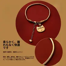 可愛い猫用ネックレス【名前刻印・迷子防止・高級感あるデザイン】