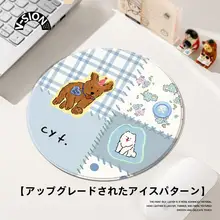 唯鑫VSION チェック柄 ハードマウスパッド 小型 便利なオフィス用 ノートパソコン用