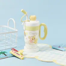 可愛いデザインのステンレス製マグカップ【保温機能付き・大容量】