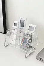 リモコン収納ボックス【クリエイティブ・高級感あるデザイン・デスクトップ用・仕切り付き】