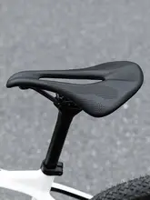 ROCKBRO 自転車用カーボンファイバーヘリテージサドル【穴あけ不要・ロード＆マウンテンバイク用・軽量・クッション性】