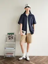 夏用半袖シャツ【ユニセックス・無地・通勤に最適】