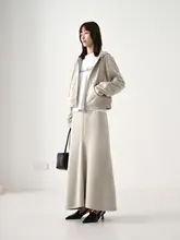 Aラインフィッシュテールスカート【32s精梳全棉・女性用】