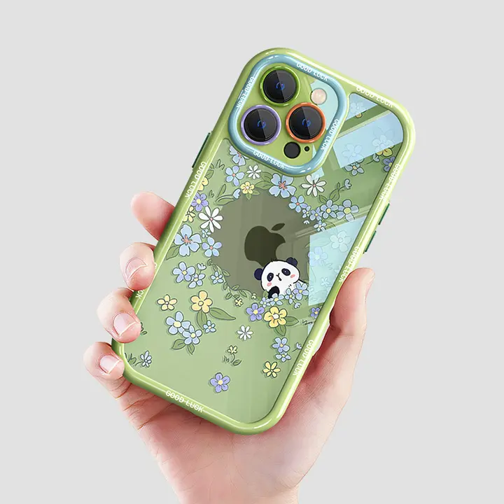 ADDTHIS iPhone15用透明ケース【かわいいデザイン・極薄・衝撃吸収・個性的なピンク】