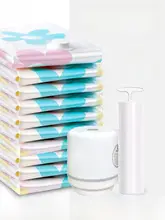 加厚真空収納バッグ【羽毛服・毛布用・圧縮整理・トラベル用】