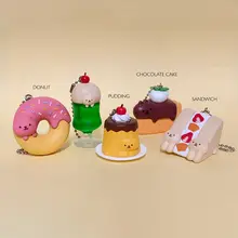 猫が食べ物に変身するカプセルトイ【ドーナツプディング・可愛いマスコット】