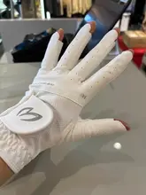 柔らかく通気性抜群のゴルフ用 レディースグローブ【防滑・ホワイト】