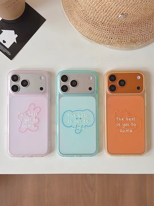 スマホケース レディース iPhone 17 Pro Max 16 Pro 15 Pro Max 15 対応 半透明 マット ハードケース 動物イラスト パステルカラー かわいい インスタ映え 夏