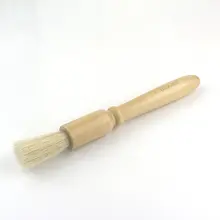 LBEANS コーヒークリーンブラシ【木製・コーヒー粉掃除用・ミル用ブラシ】