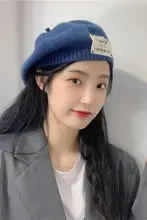 ニットベレー帽【秋冬・エレガント・ヴィンテージスタイル・美しさ】