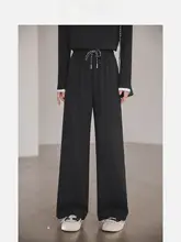スポーツファッショントップスとワイドパンツ【秋用・女性・小柄対応・ショート丈】（セットアップ対応）