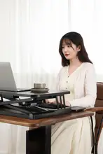 電動昇降デスク【スタンディングデスク・デスクトップ昇降機能付き】