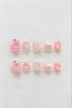 子供用ネイルシール【手作り・可愛い・爪噛み防止・貼り付けタイプ】