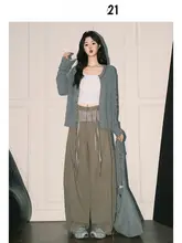 カーゴパンツ【フィット・ウエストハイ・チェック柄・レディース】