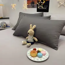 春秋用水洗いコットン4点セット【学生用・シングルベッド用・カバーとシーツ付き】