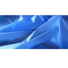 半透明ブルーのマットTPU生地【エコプラスチック・防水ファッション素材・レザー風】