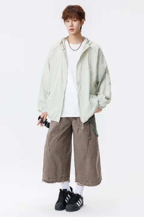 軽量で快適なアイスシルク製速乾ジャケット【UVカット・防水・釣り用】