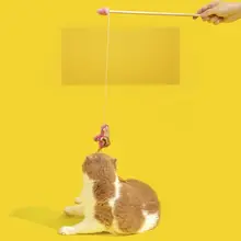耐久性のある猫用おもちゃ【付きネコじゃらし・極上の柔らかさ・磨耗防止】