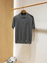 天絲ライセールウールコットン混紡 夏用 メンズポロシャツ【翻領・短袖】