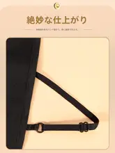 ブラックシフォン衿付きレースデザインの多機能セーター用インナー衿【秋冬用・エレガント】
