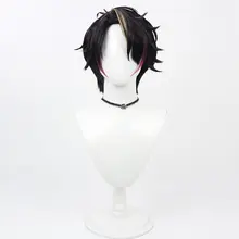 男性用ショートウィッグ【多色のハイライト・コスプレ用】