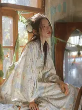 春季レース和服【蝶と花デザイン・コスプレ用】【写真撮影対応】