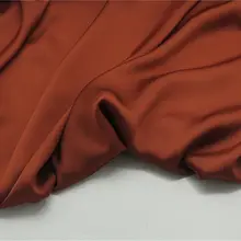 極上の柔らかさのキャラメルオレンジサテン生地【シャツワンピース・ドレス・漢服用】