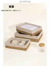 おしゃれな収納バスケット【フェイクラタン・小物整理・リビングや寝室に最適】